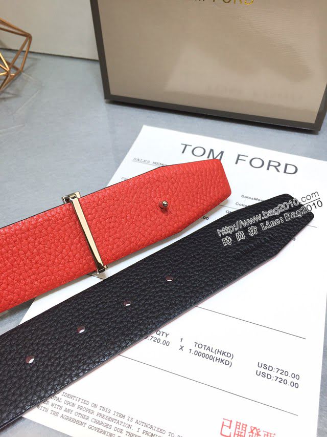 TOM FORD商務男士皮帶 湯姆福特雙面小牛皮腰帶  jjp1880